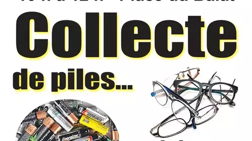 Collecte de piles et de lunettes usagées - Lions Club